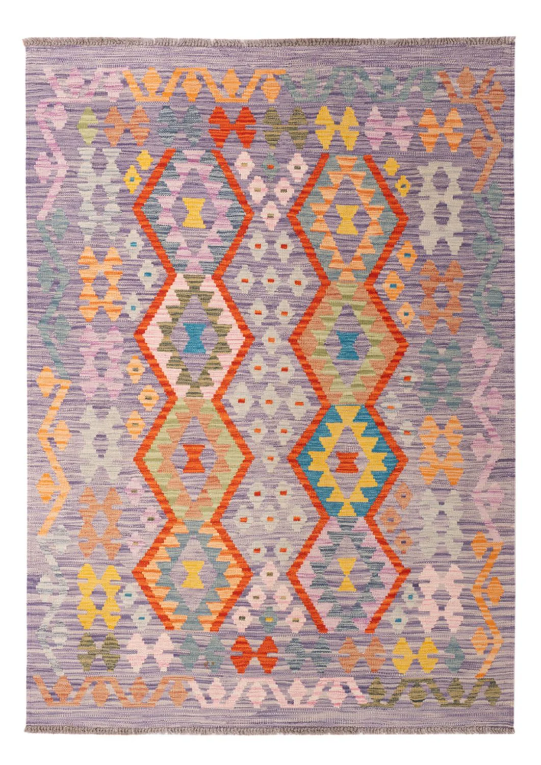 Kelim Teppich - Splash - 187 x 134 cm - mehrfarbig