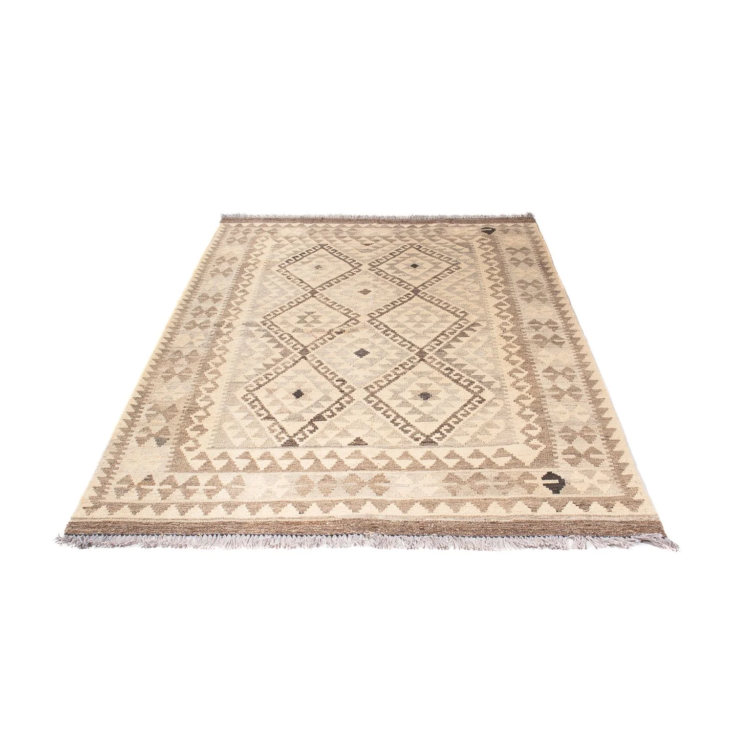 Kelim Teppich - Splash 190 x 130 cm - beige - Image 5