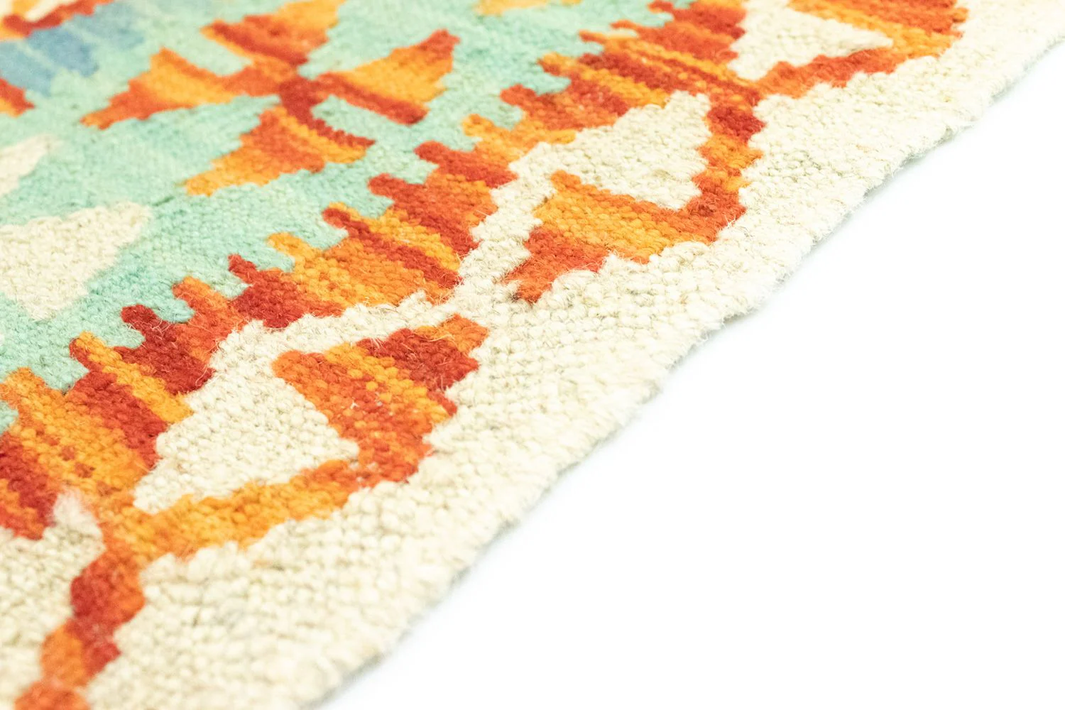 Kelim Afghan Teppich 200x68cm - Image 3