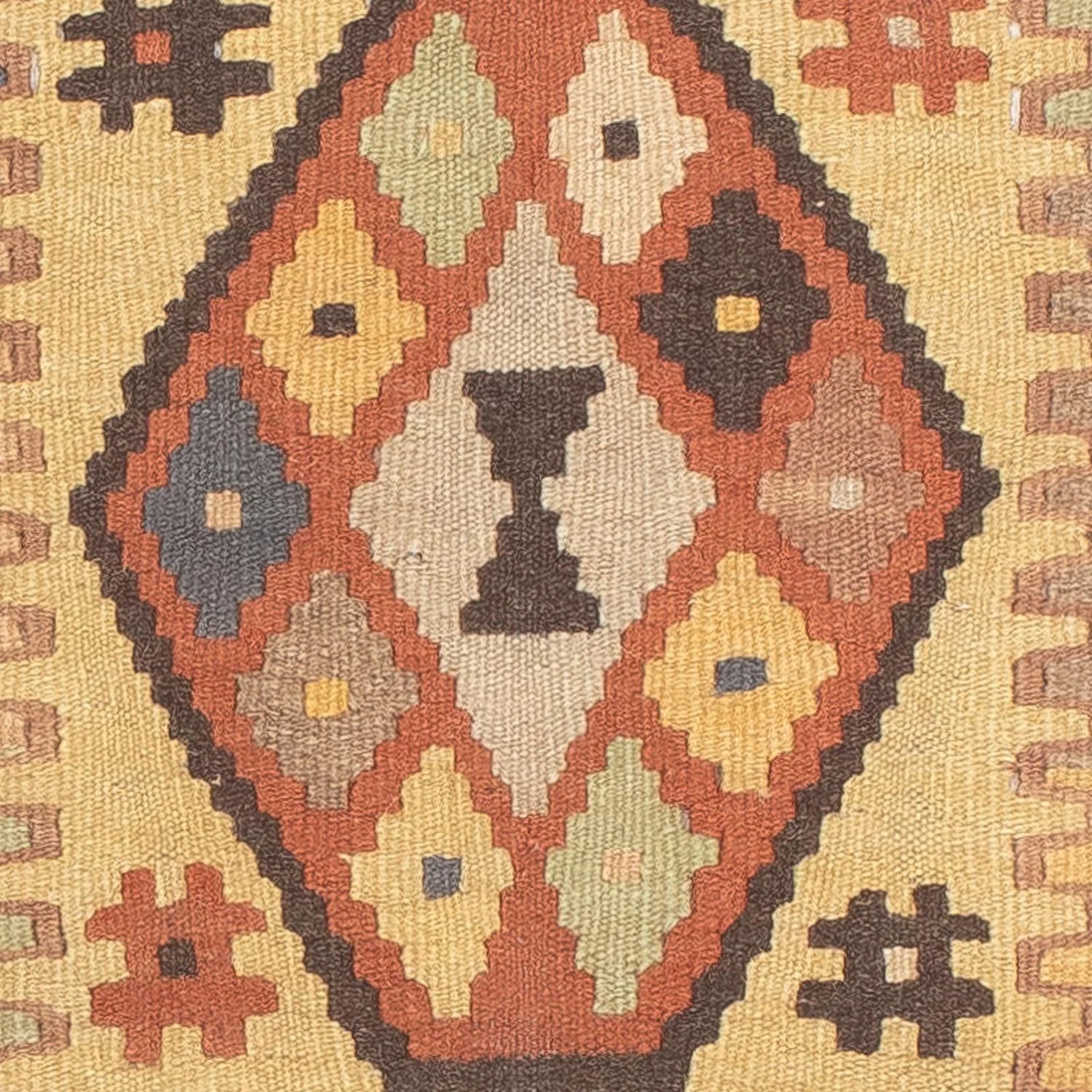 Kelim Teppich - Splash 204 x 59 cm - mehrfarbig - Image 2