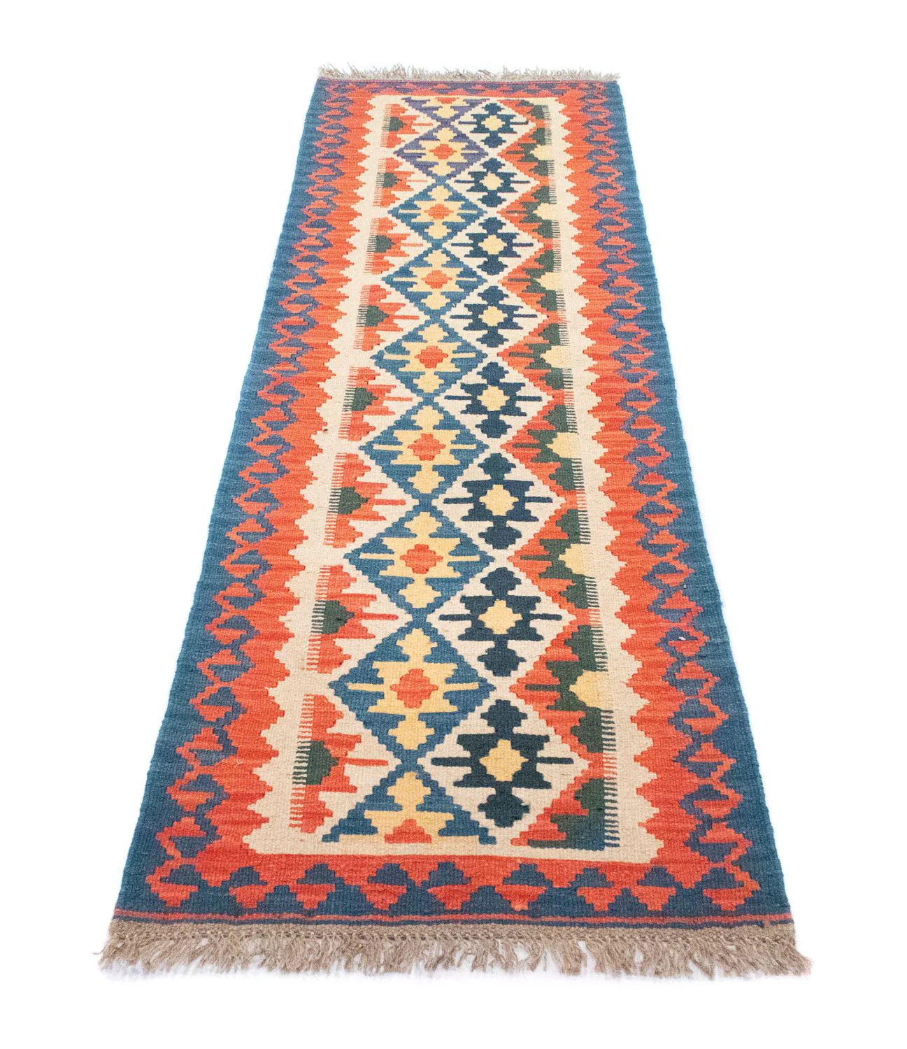 Kelim Teppich - Splash 207 x 60 cm - beige - Image 5