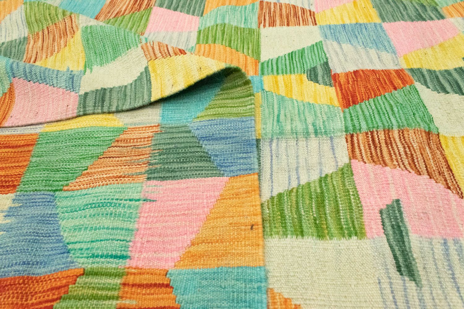 Kelim Afghan Teppich 250x177cm - Image 4