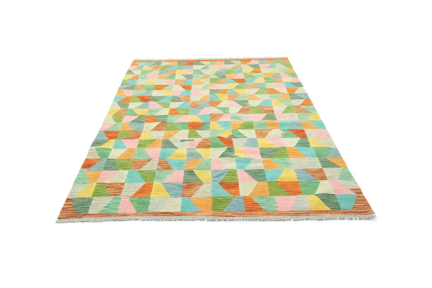 Kelim Afghan Teppich 250x177cm - Image 5