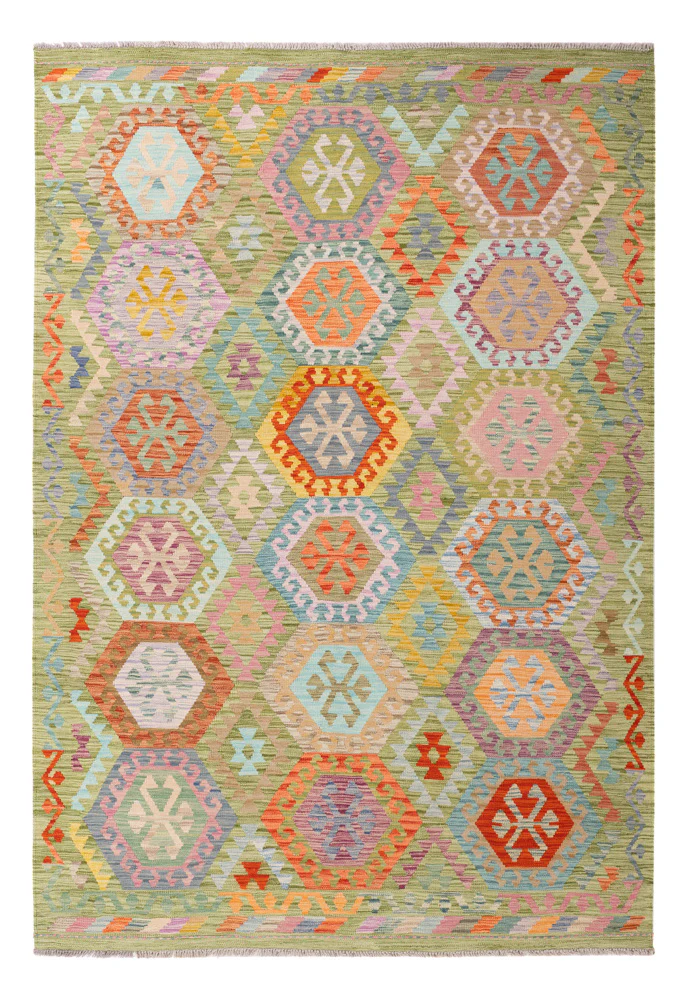 Kelim Maimene Teppich 252x178cm
