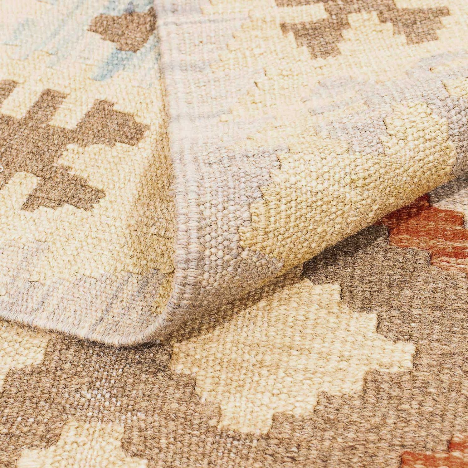 Kelim Teppich - Splash 285 x 198 cm - beige - Image 4
