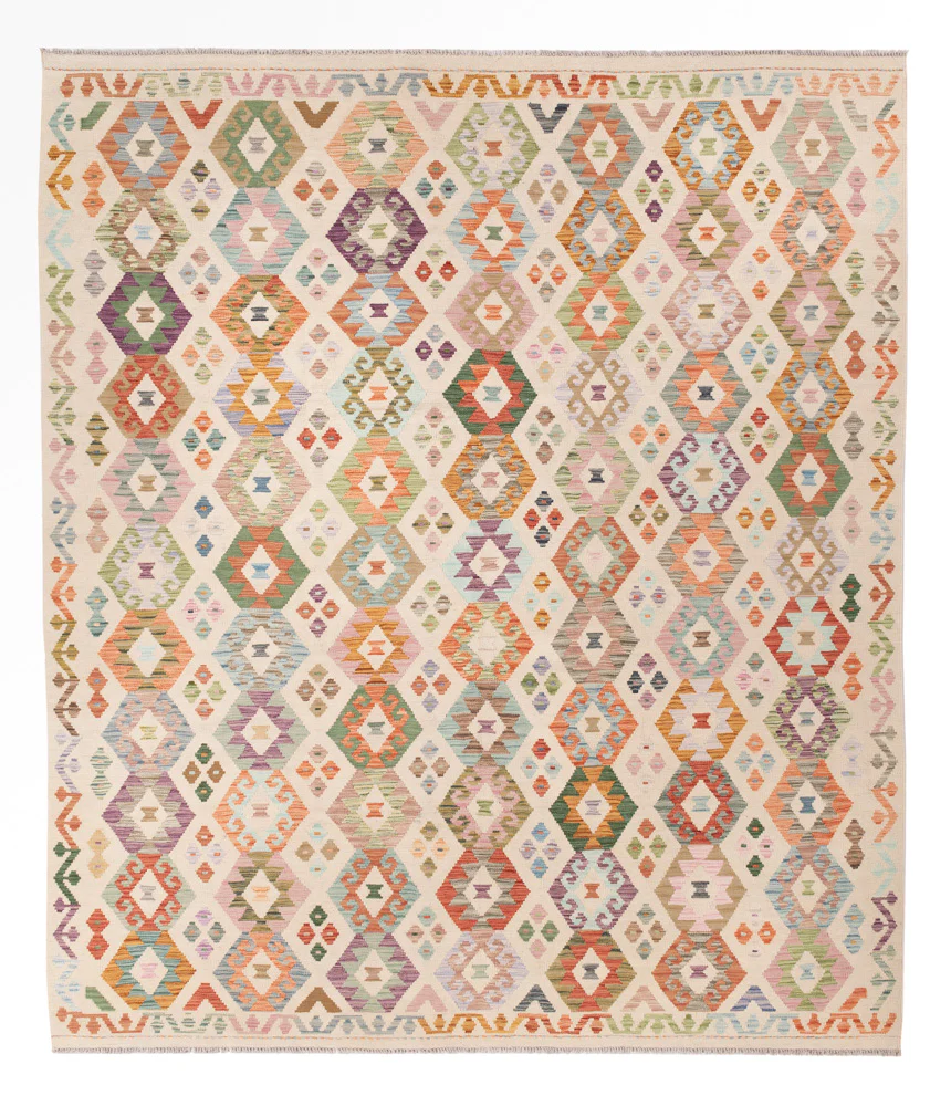 Kelim Maimene Teppich 290x252cm