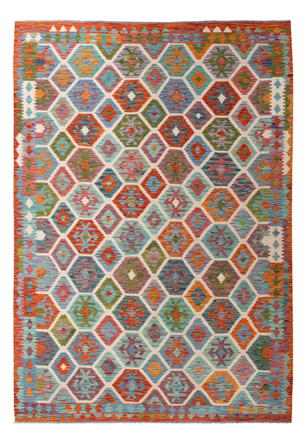 Kelim Maimene Teppich 296x204cm