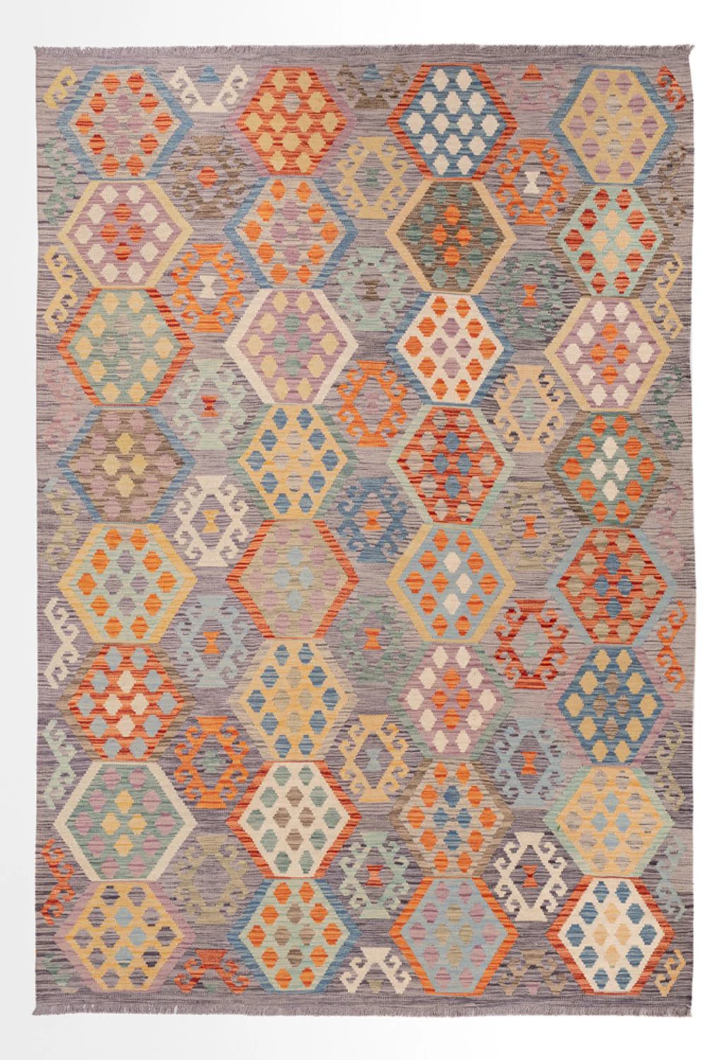 Kelim Maimene Teppich 296x205cm