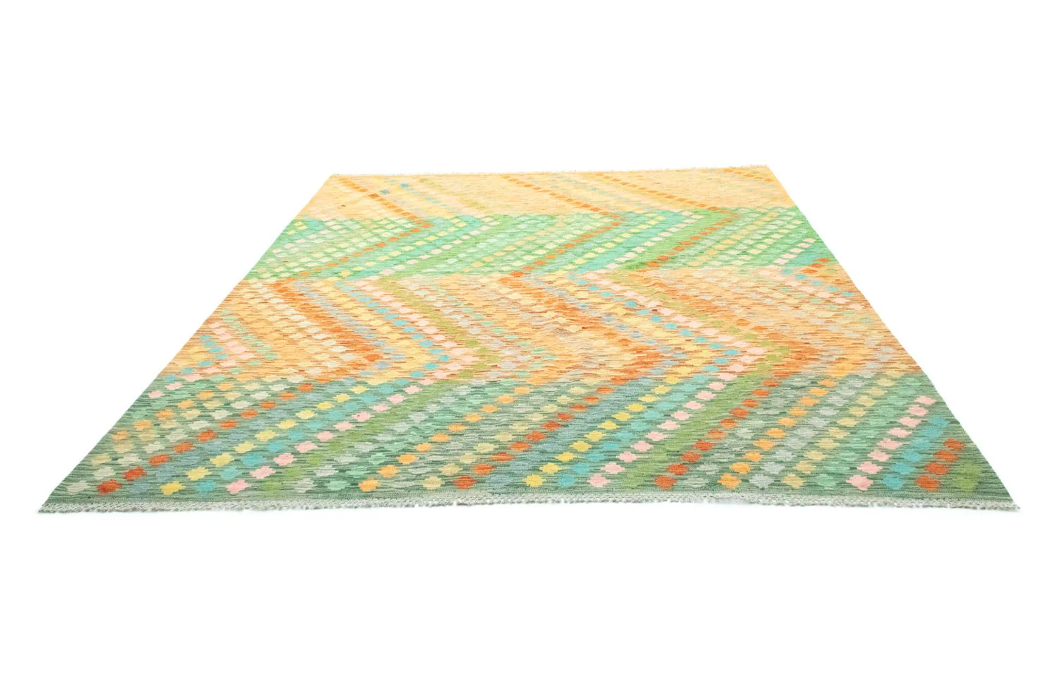Kelim Afghan Teppich 299x250cm - Image 5