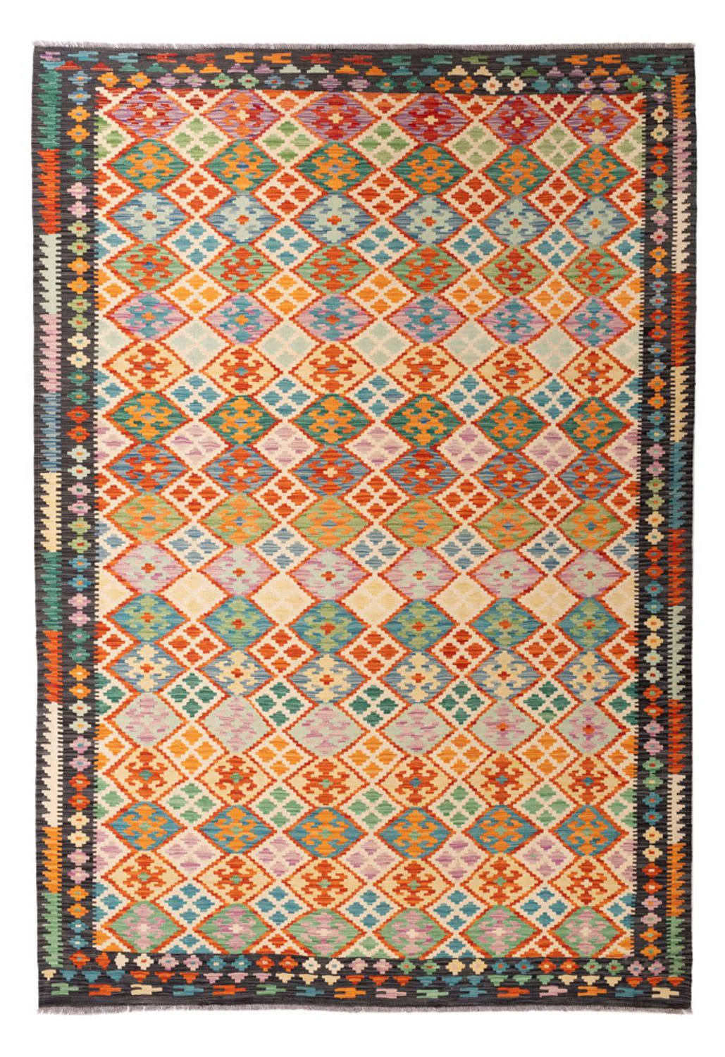 Kelim Maimene Teppich 306x201cm