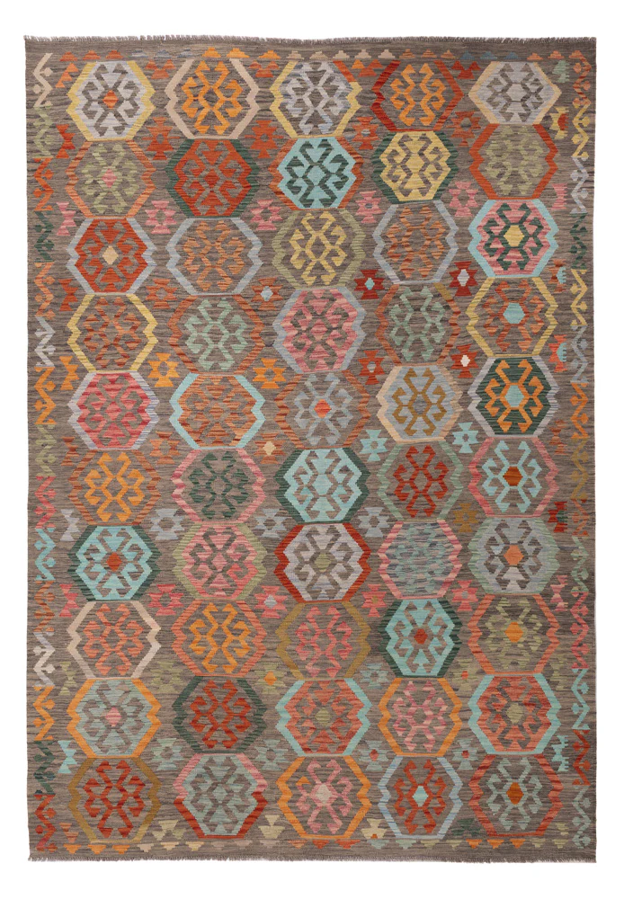 Kelim Maimene Teppich 353x247cm