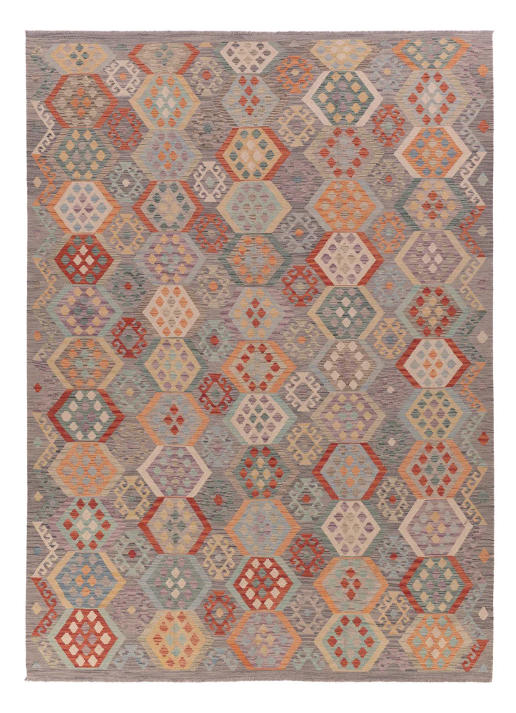 Kelim Maimene Teppich 353x258cm