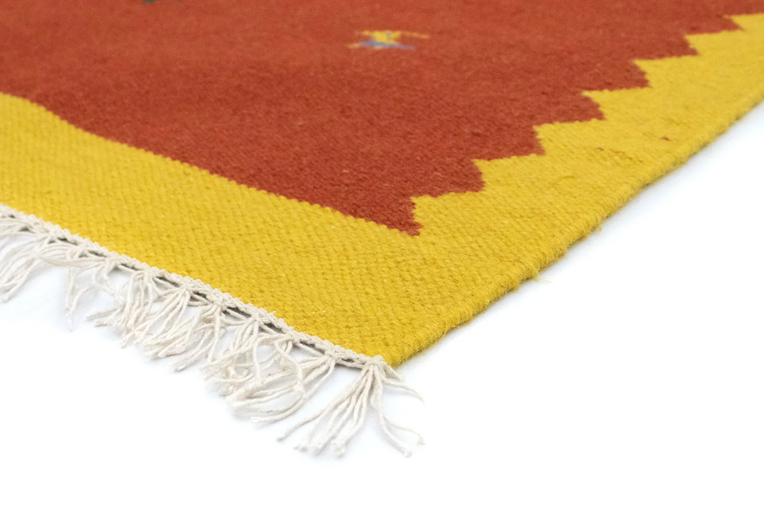 Kelim Teppich - Trendy 180 x 120 cm - orange - Image 3