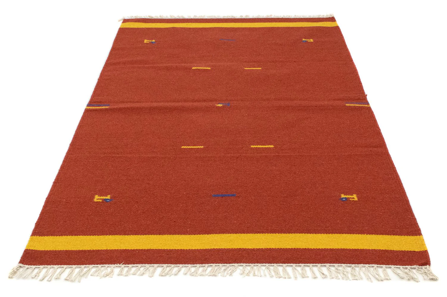 Kelim Teppich - Trendy 180 x 120 cm - rost - Image 5