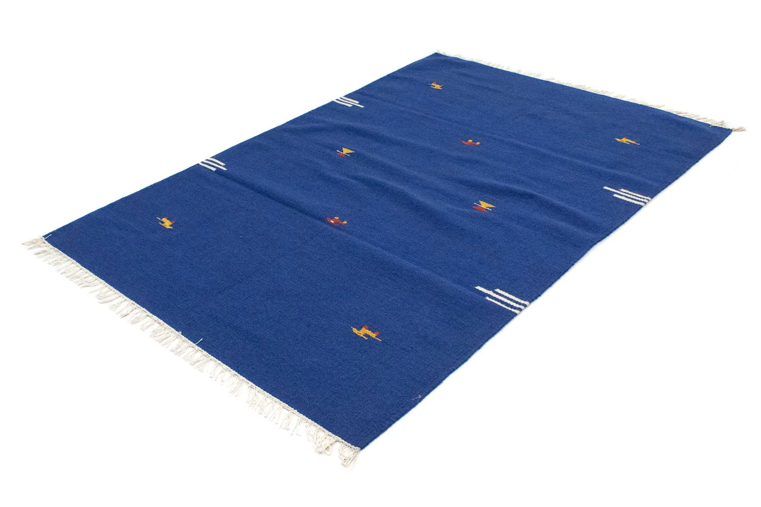 Kelim Teppich - Trendy 180 x 120 cm - blau - Image 3