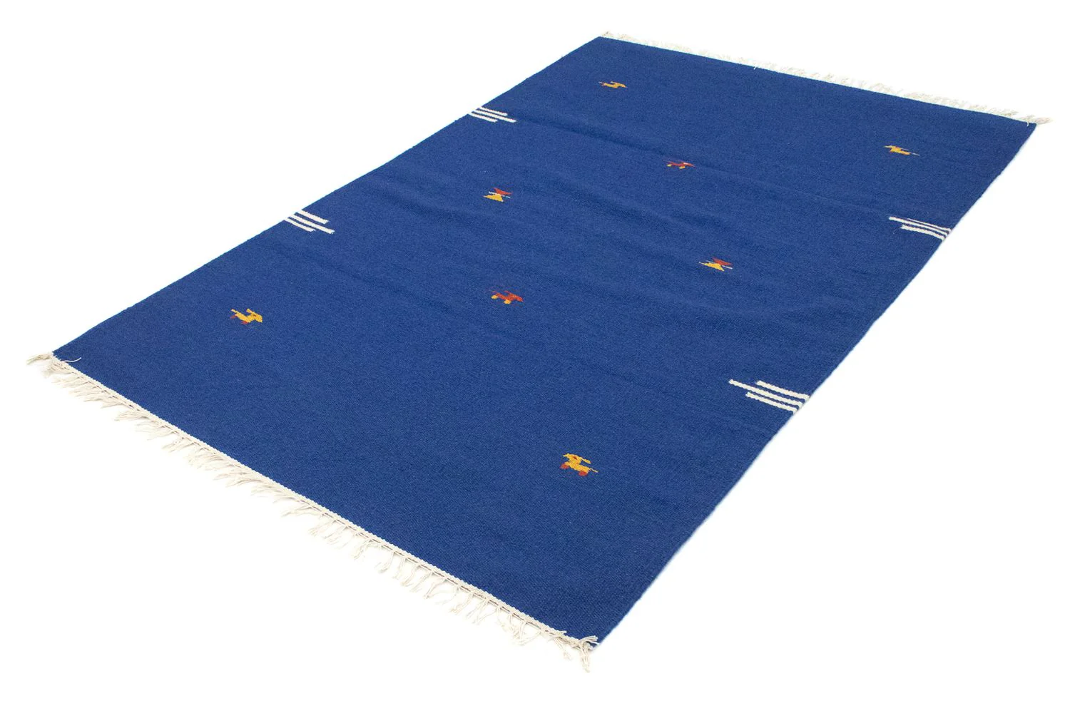 Kelim Teppich - Trendy 180 x 120 cm - blau - Image 4