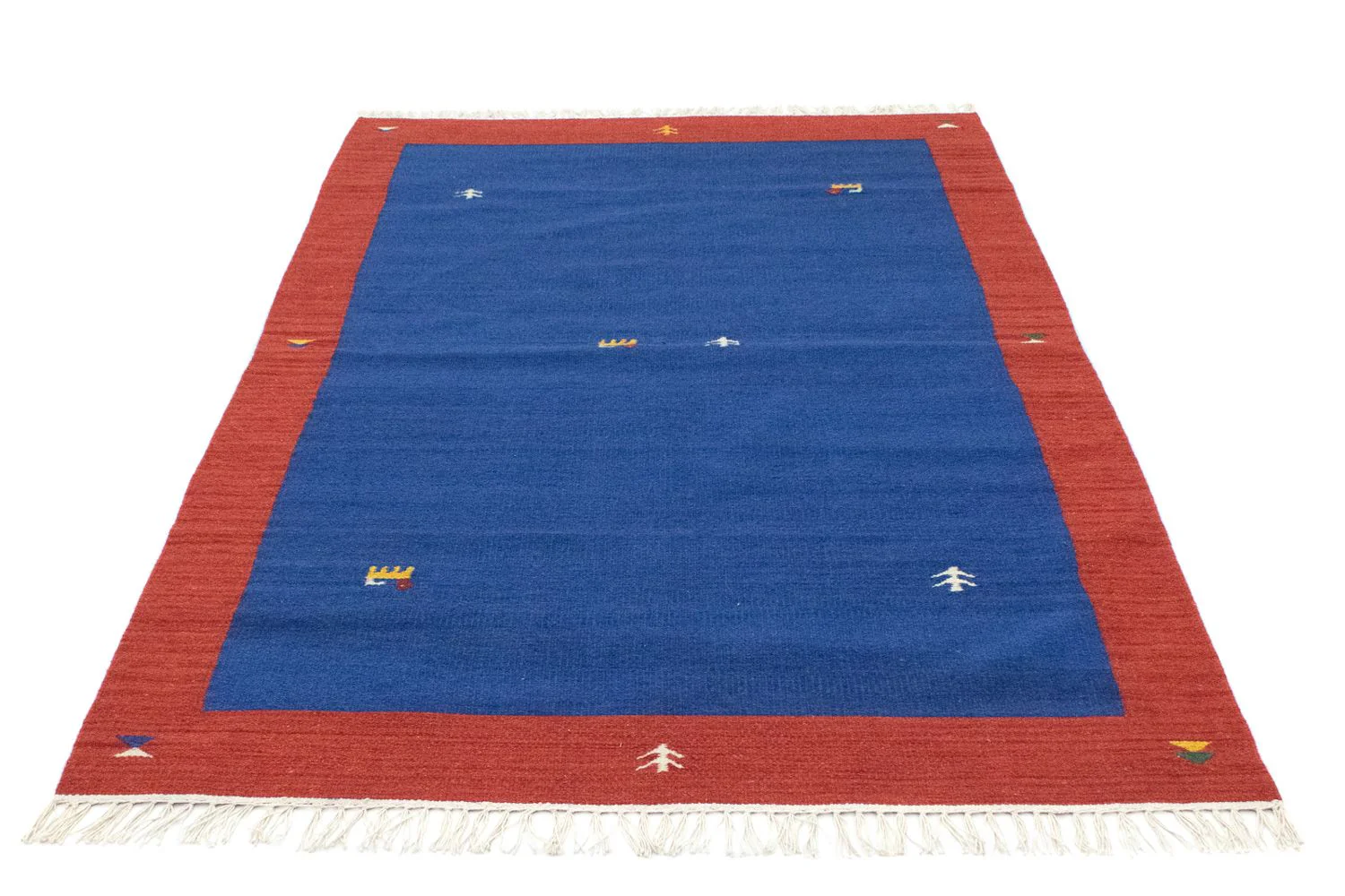 Kelim Teppich - Trendy 180 x 120 cm - blau - Image 5