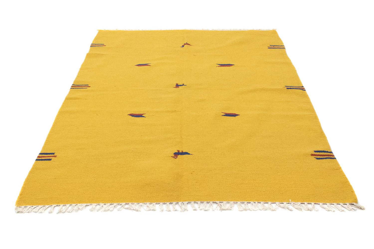 Kelim Teppich - Trendy 200 x 140 cm - gelb - Image 2