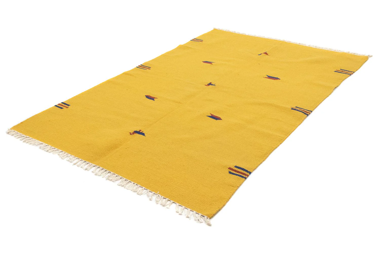 Kelim Teppich - Trendy 200 x 140 cm - gelb - Image 3