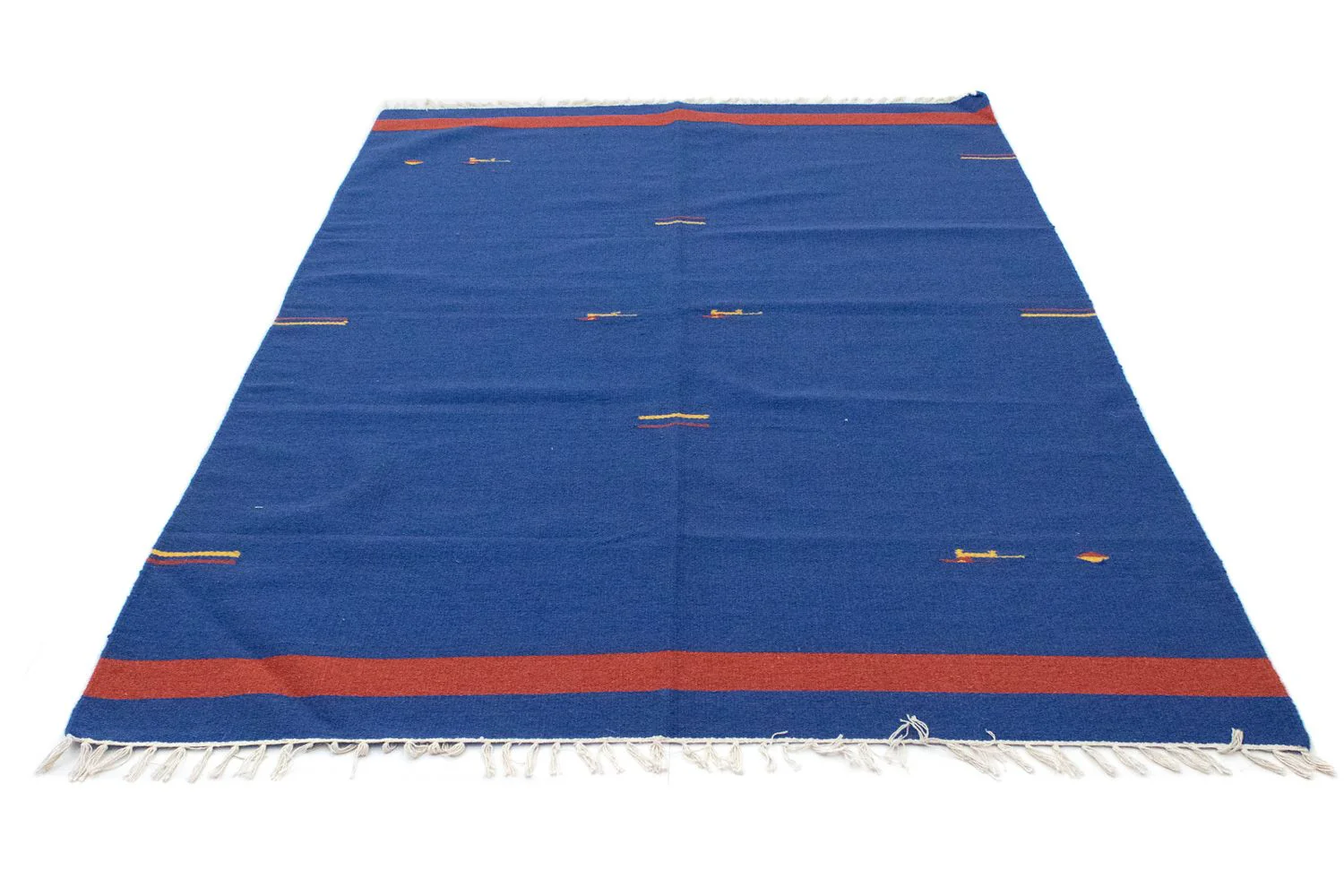 Kelim Teppich - Trendy 200 x 140 cm - blau - Image 5