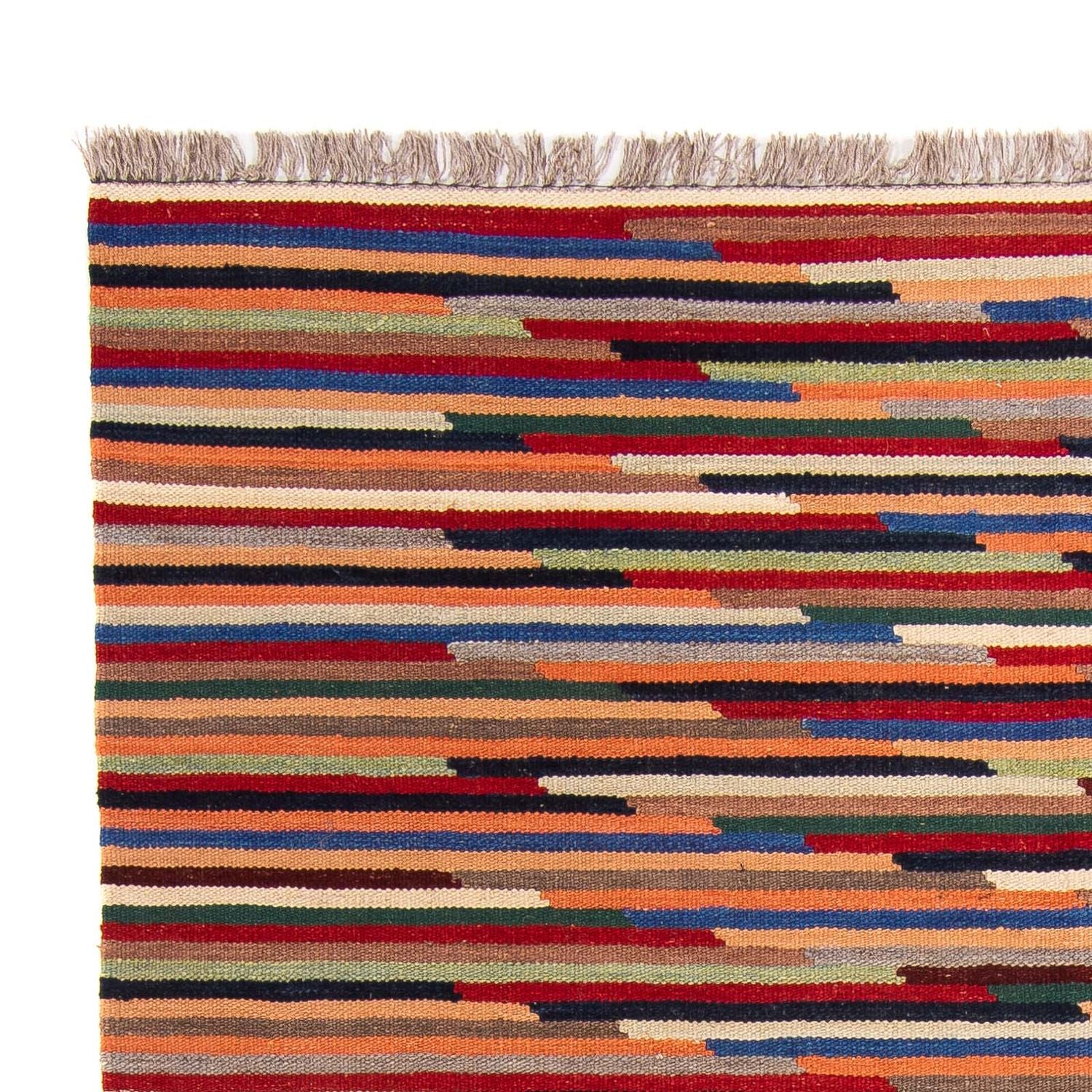 Kelim Teppich - Trendy 206 x 148 cm - mehrfarbig - Image 3