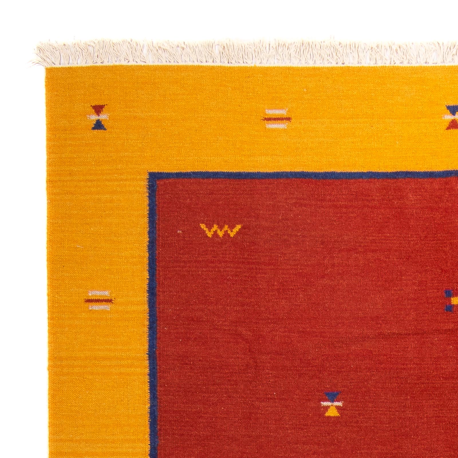 Kelim Teppich - Trendy 240 x 170 cm - dunkelrot - Image 3
