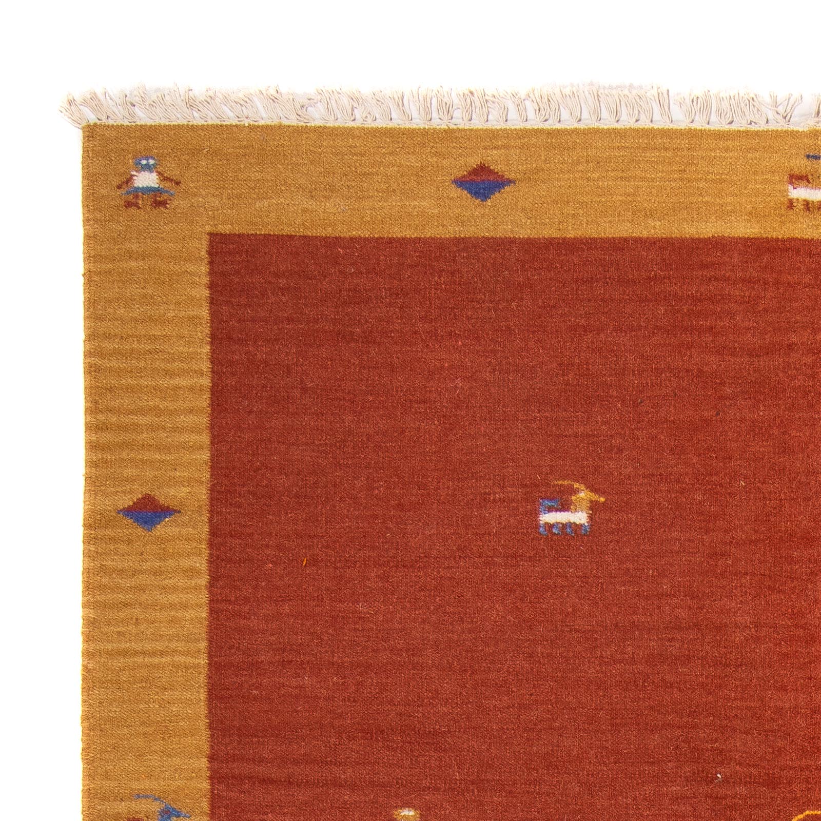 Kelim Teppich - Trendy 240 x 170 cm - dunkelrot - Image 3