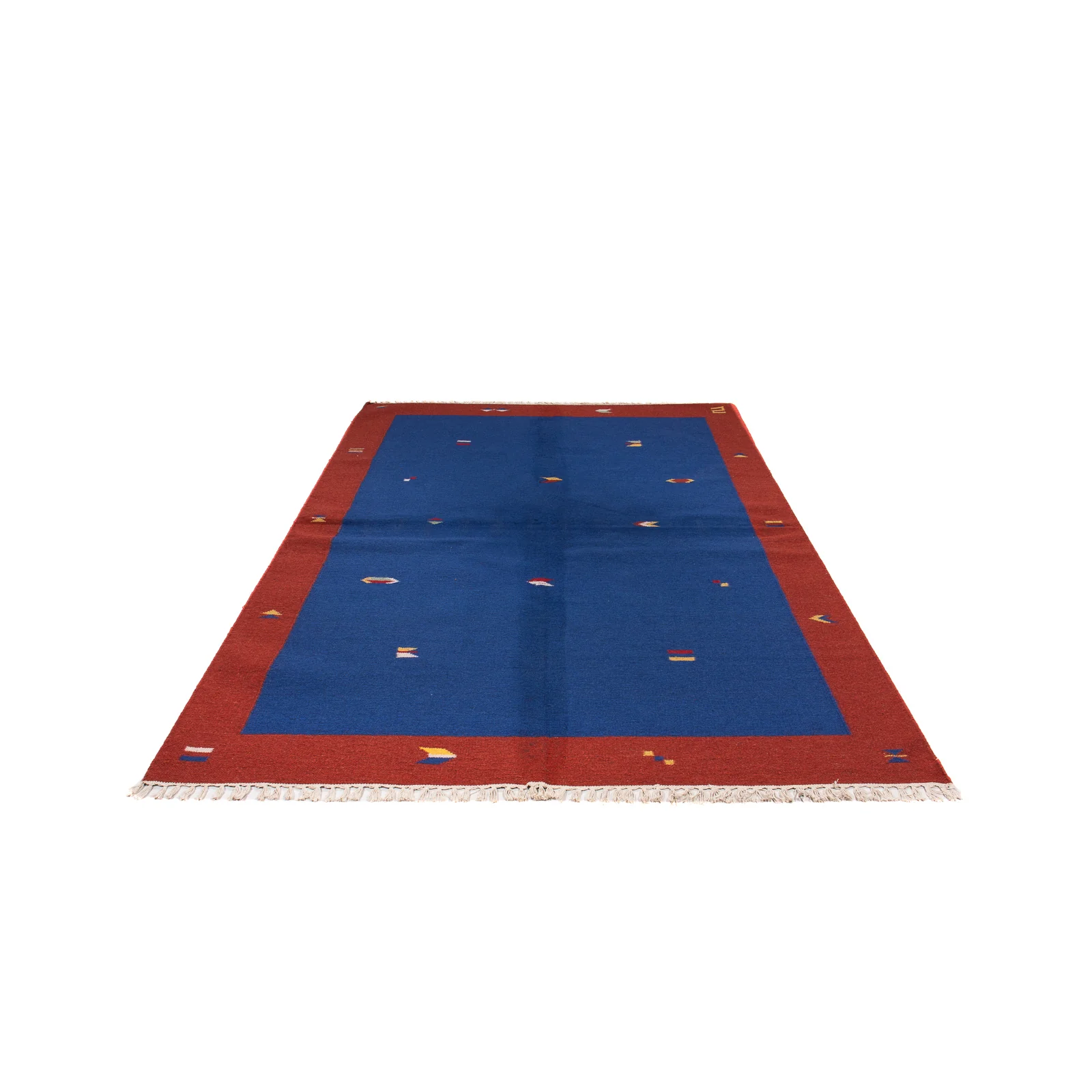Kelim Teppich - Trendy 240 x 170 cm - dunkelblau - Image 5