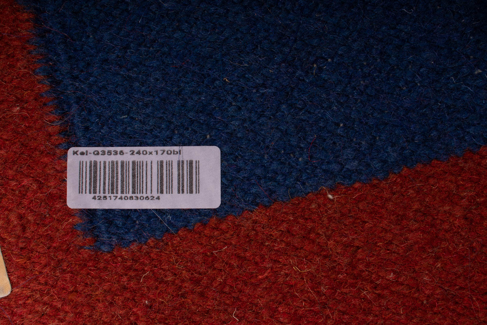 Kelim Teppich - Trendy 240 x 170 cm - dunkelblau - Image 7