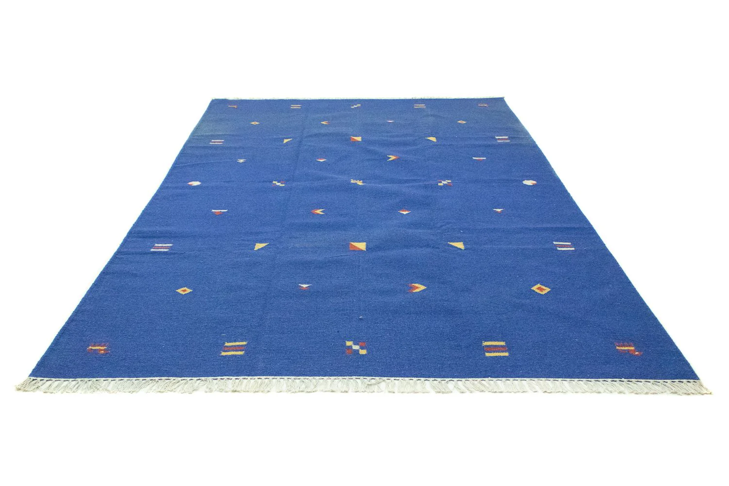Kelim Teppich - Trendy 300 x 200 cm - blau - Image 5