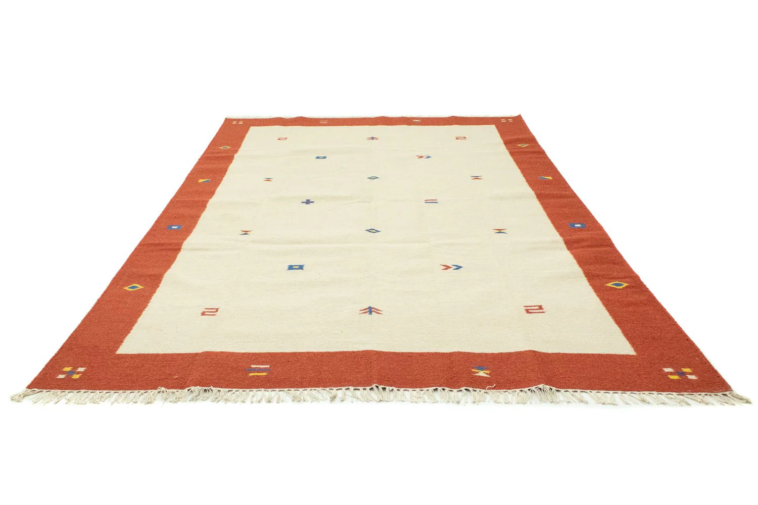 Kelim Teppich - Trendy 300 x 200 cm - beige - Image 5