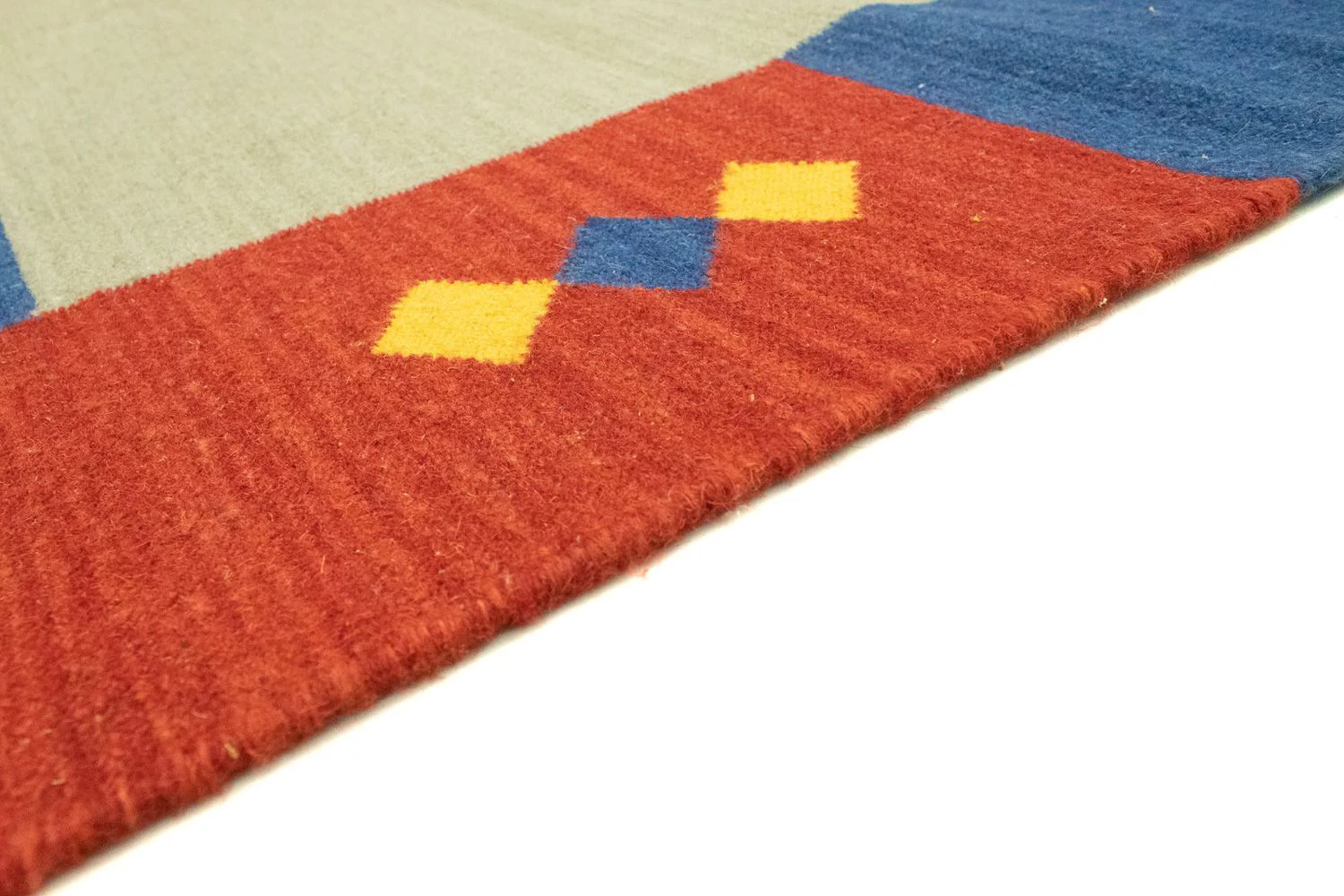 Kelim Teppich - Trendy 300 x 200 cm - grün - Image 3