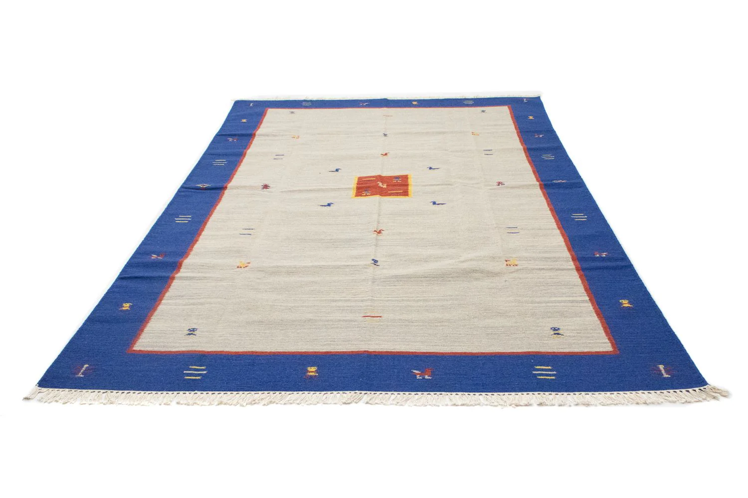 Kelim Teppich - Trendy 300 x 200 cm - beige - Image 5