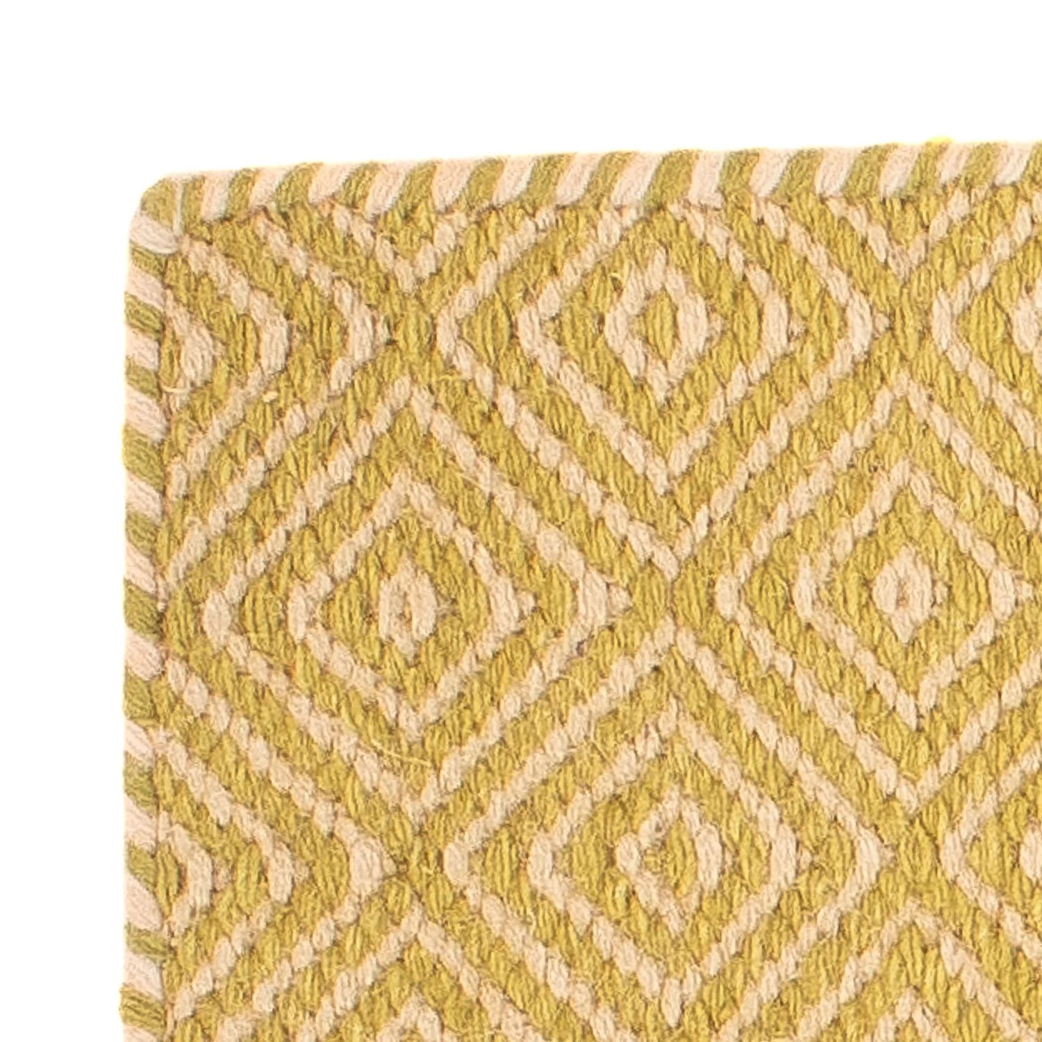 Kelim Teppich - Trendy 47 x 43 cm - gold - Image 3