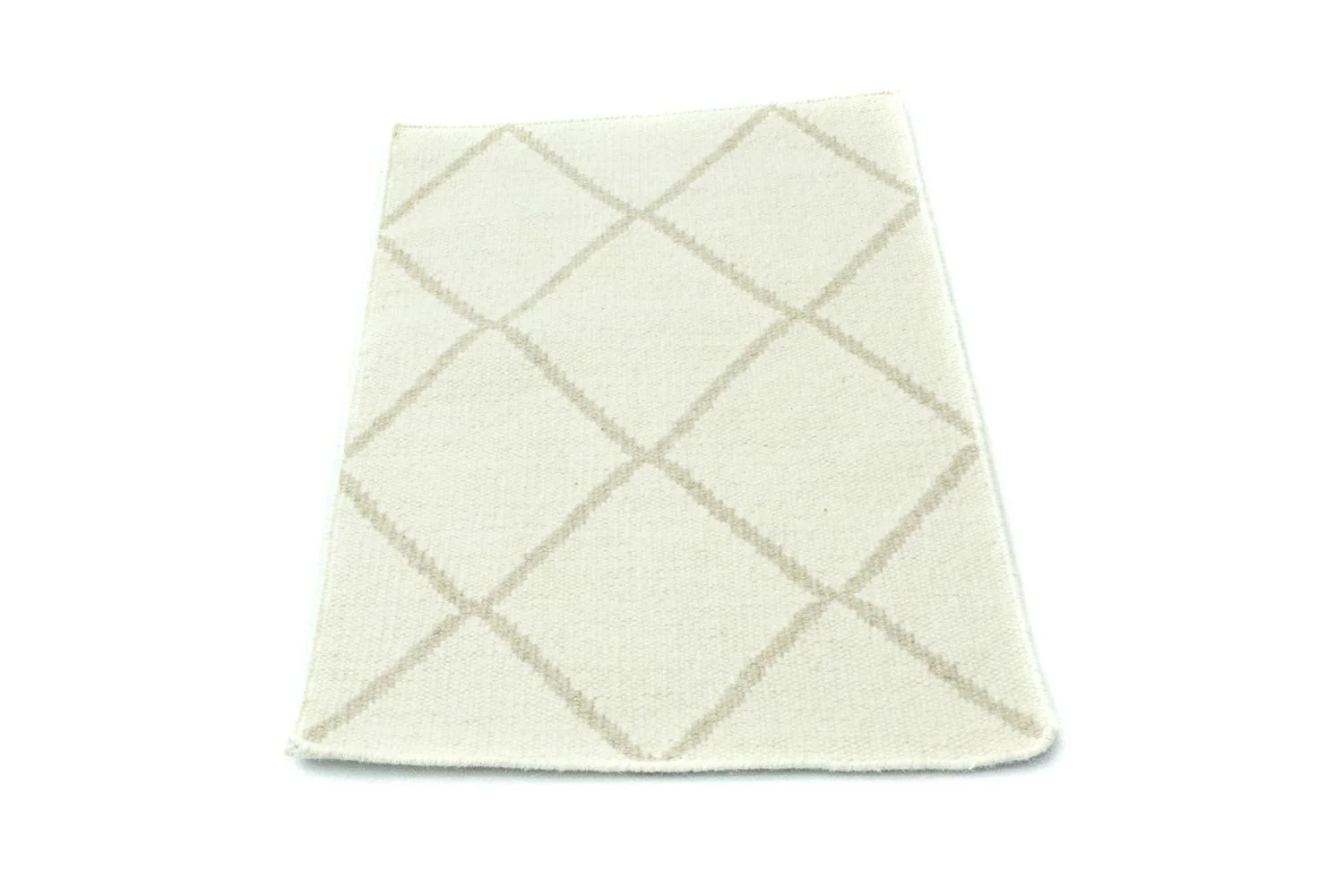 Kelim Modern Teppich 90x60cm - Wollteppich - Image 5