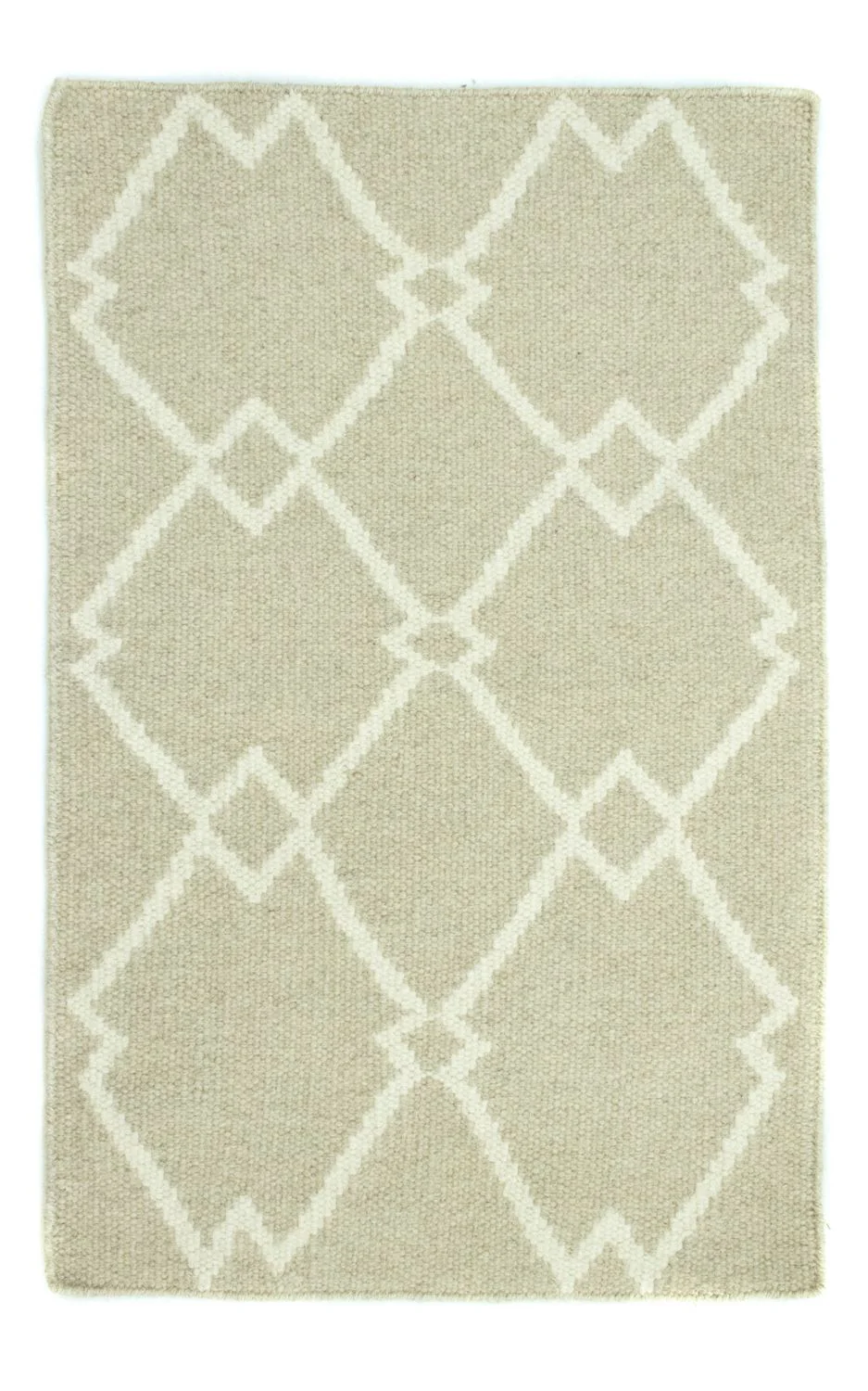 Kelim Modern Teppich 90x60cm - Wollteppich