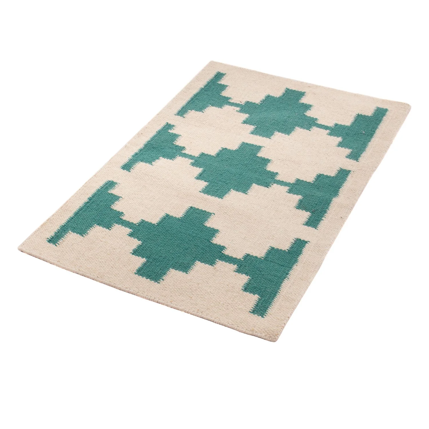 Kelim Teppich - Trendy 90 x 60 cm - beige - Image 5