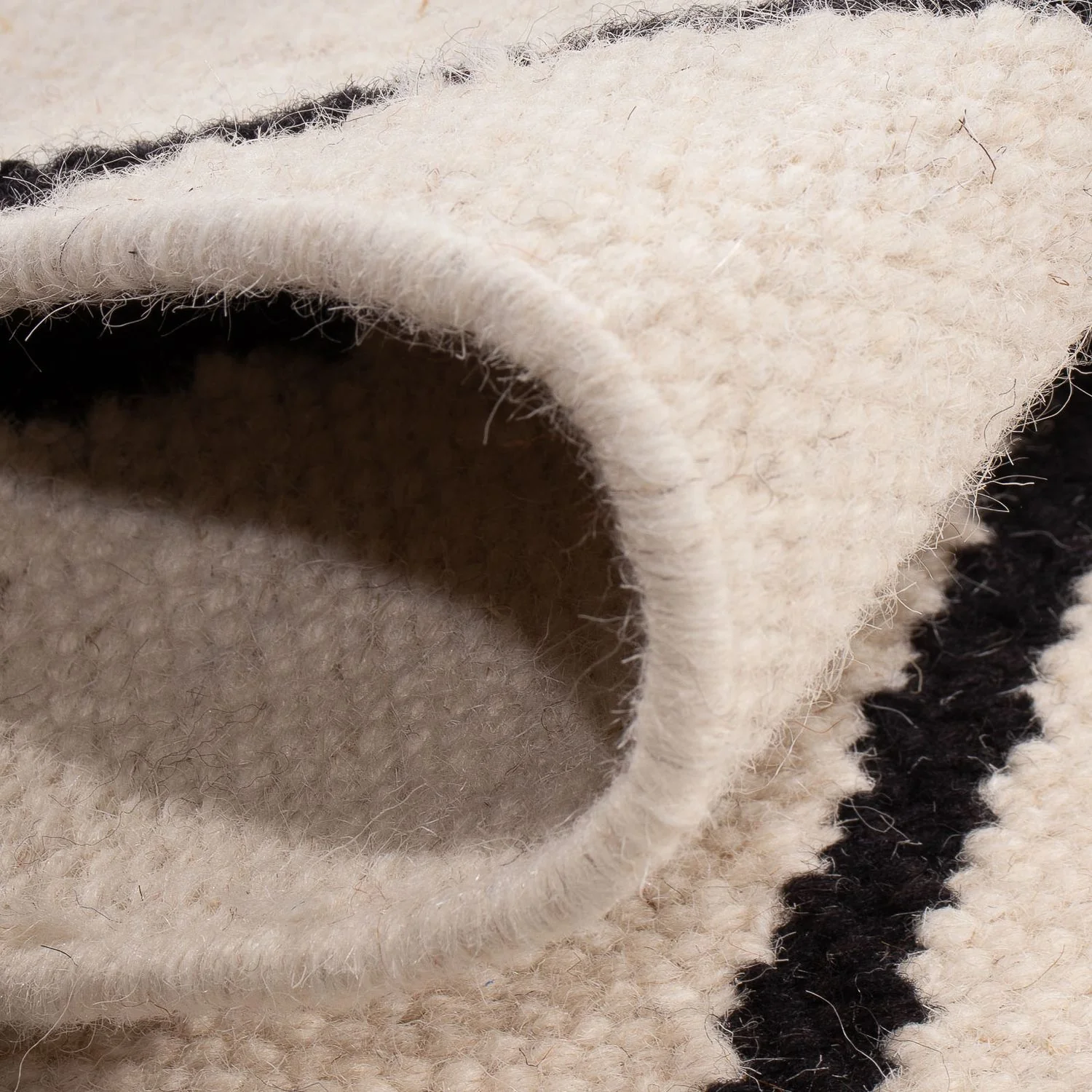 Kelim Teppich - Trendy 93 x 61 cm - beige - Image 4