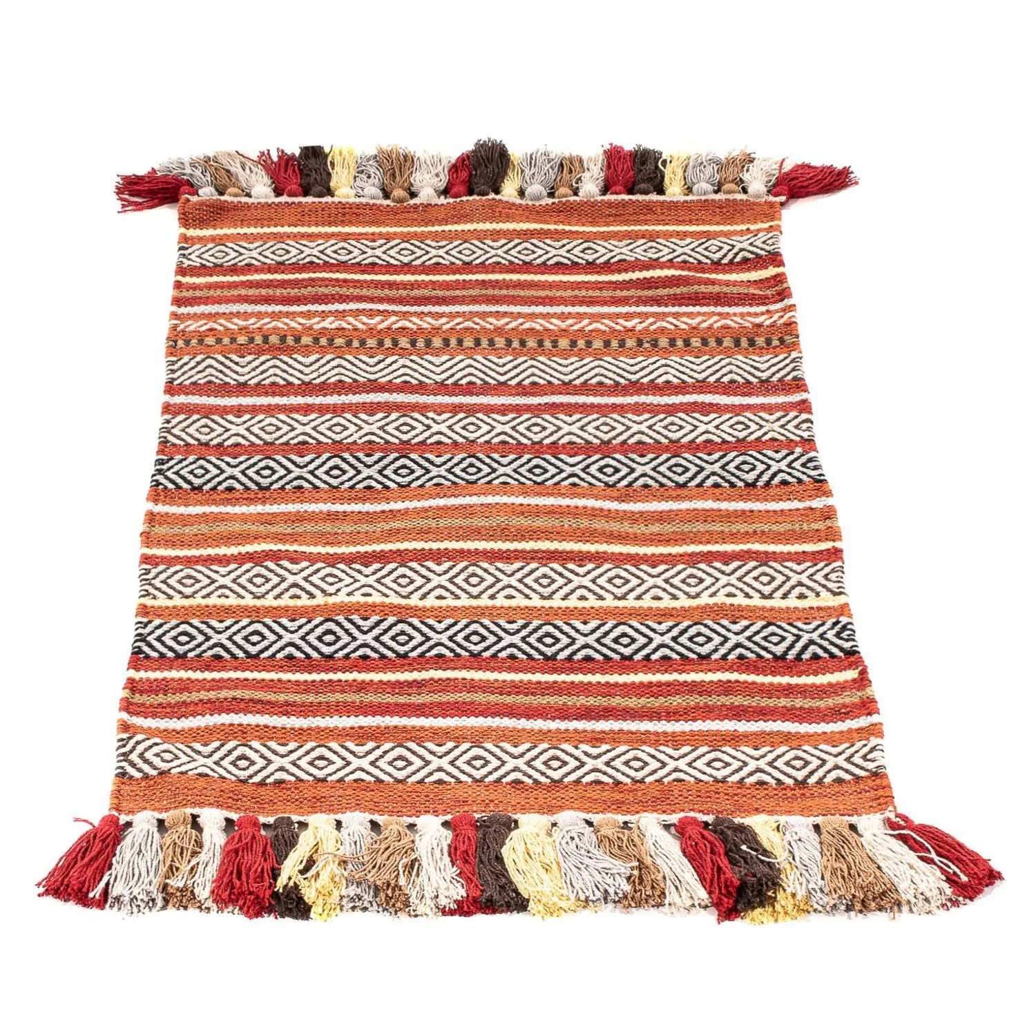 Kelim Teppich - Trendy 94 x 58 cm - mehrfarbig - Image 5