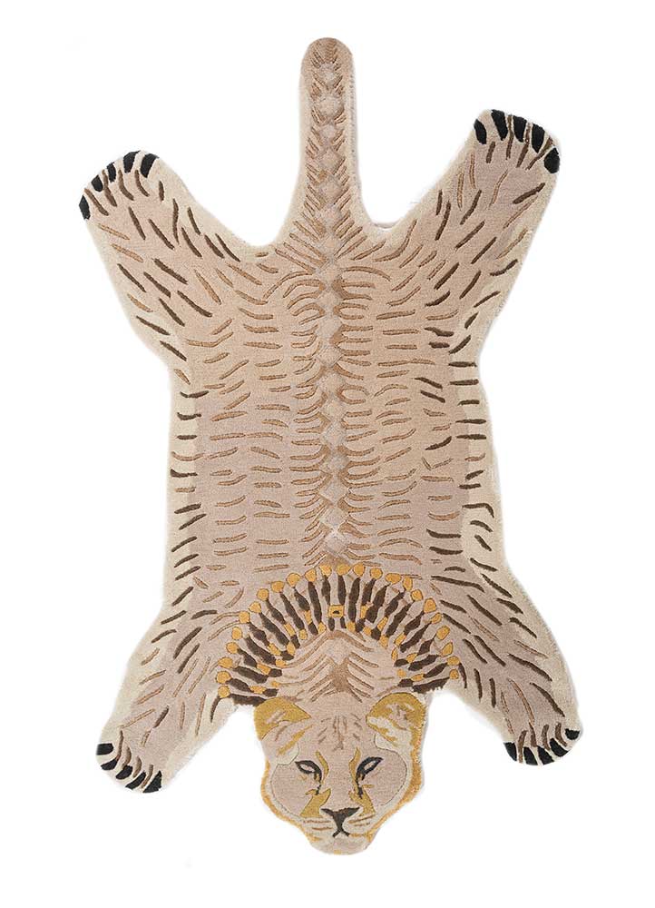 Kinderteppich sonderform - 153 x 90 cm - creme - Image 4