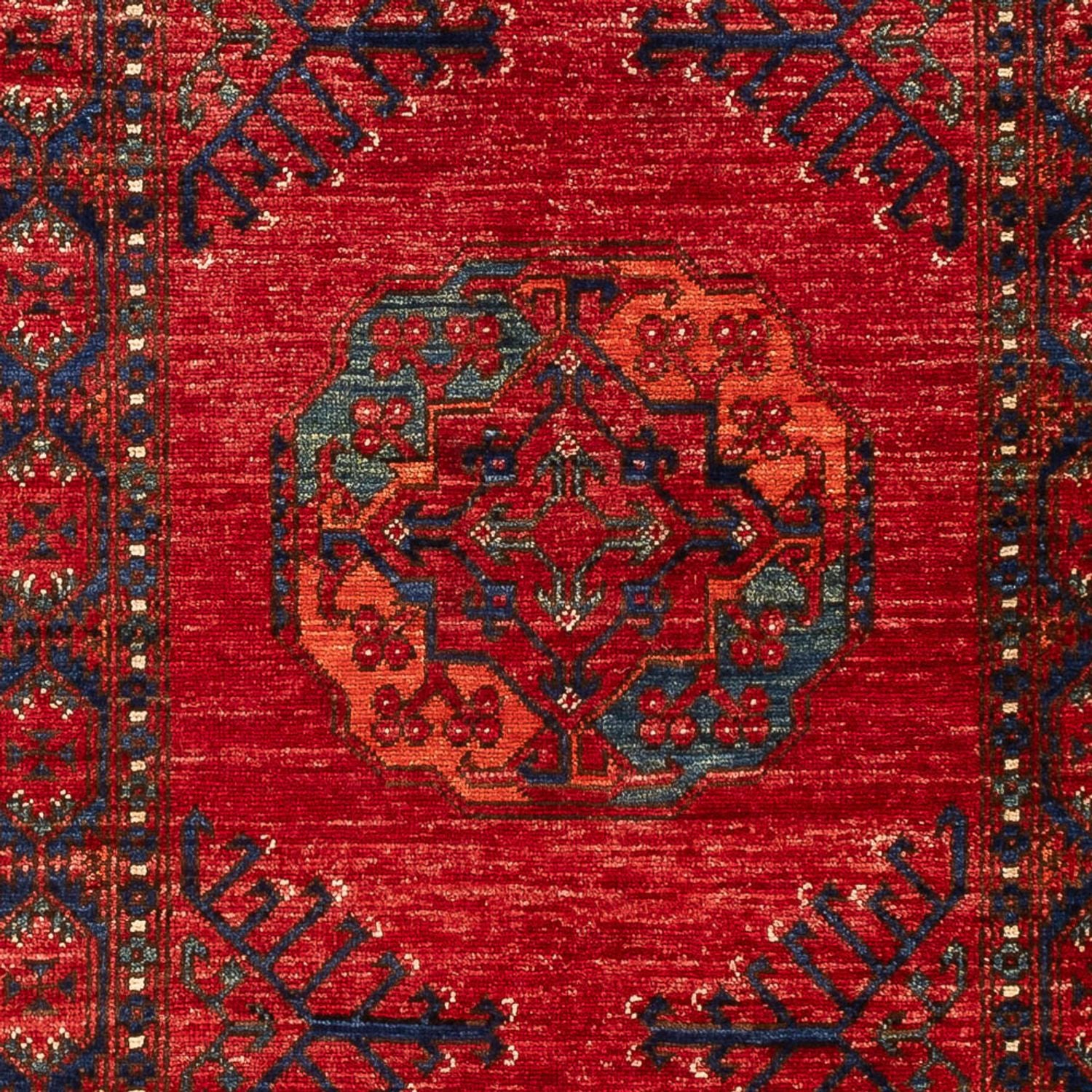 Läufer Afghan - 207 x 80 cm - rot - Image 2