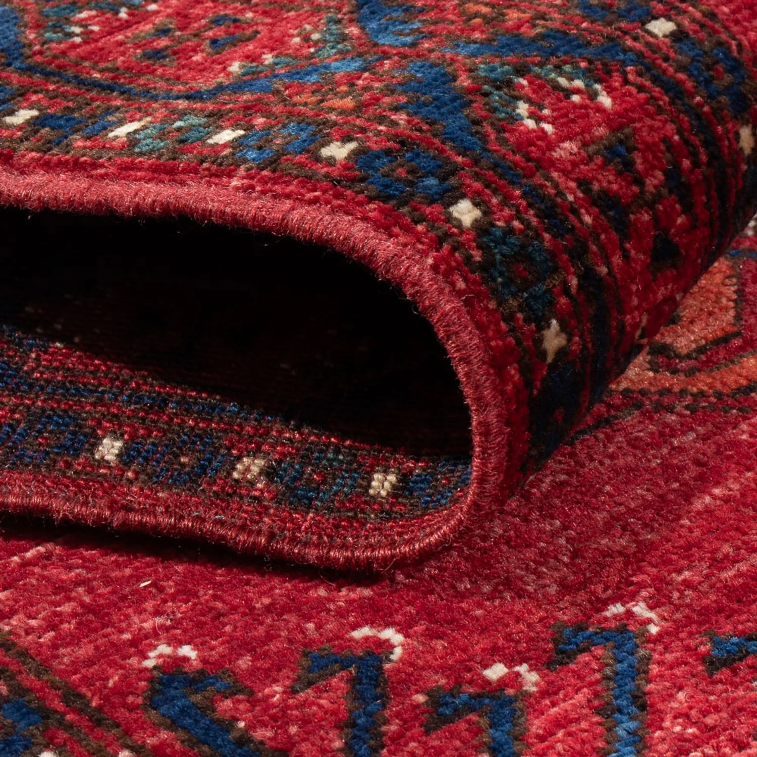 Läufer Afghan - 207 x 80 cm - rot - Image 4