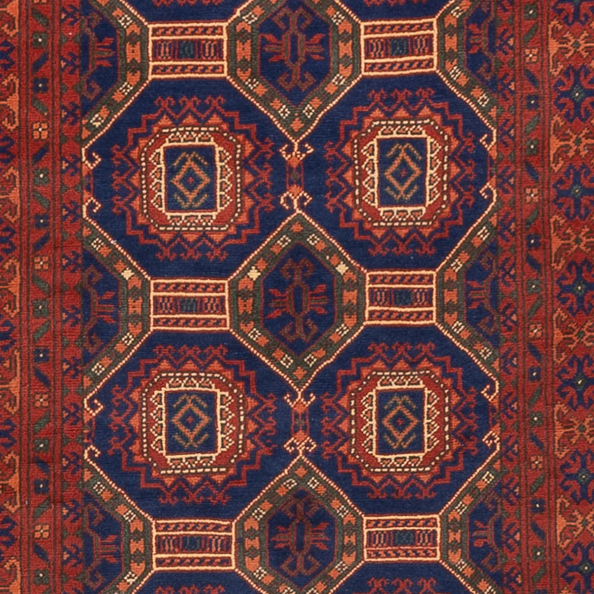 Afghan Teppich 394x80cm - Orientteppich - Image 2