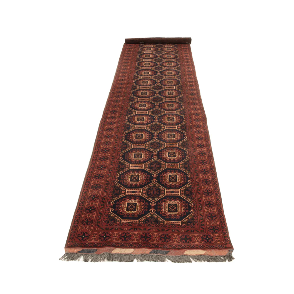 Afghan Teppich 394x80cm - Orientteppich - Image 5