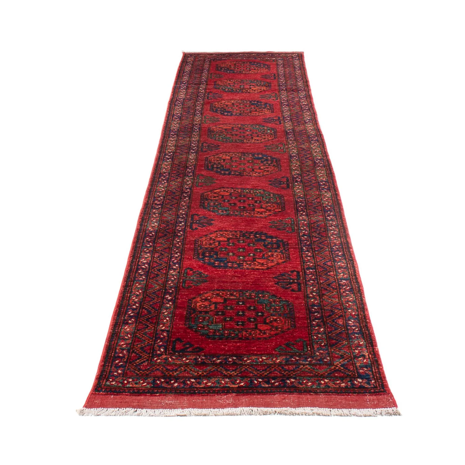 Läufer Afghan - 395 x 76 cm - rot - Image 5