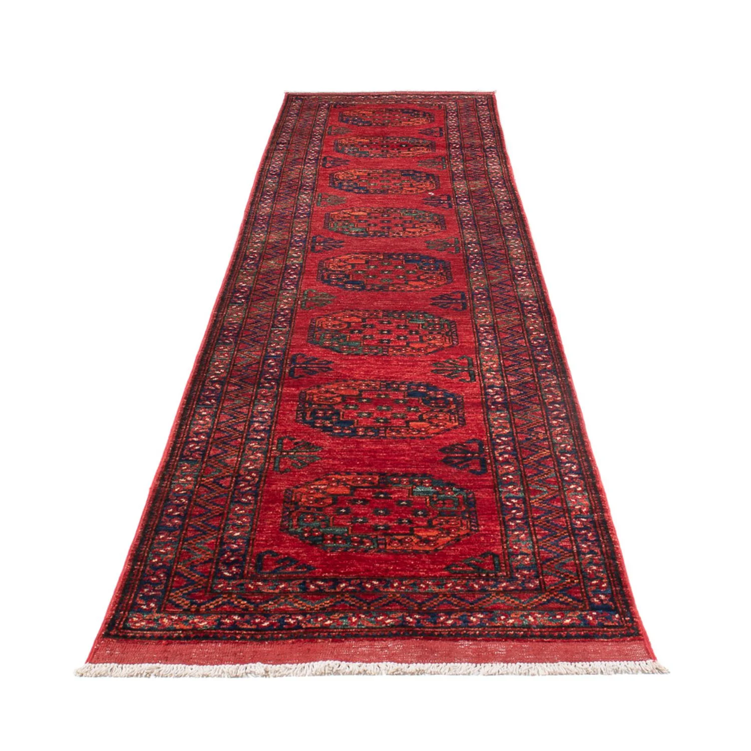 Läufer Afghan - 395 x 77 cm - rot - Image 5