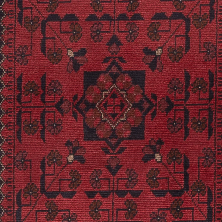 Läufer Afghan - Kunduz - 295 x 79 cm - dunkelrot - Image 2