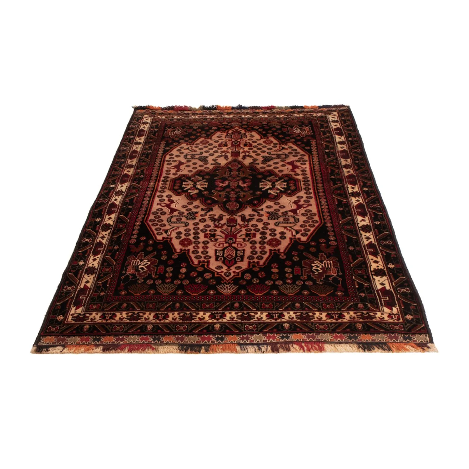 Läufer Belutsch - 193 x 110 cm - hellrot - Image 5