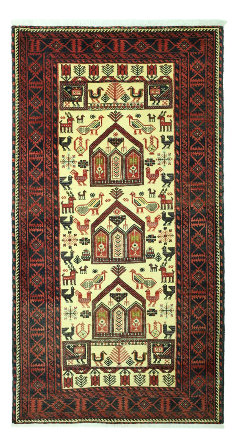 Belutsch Teppich 196x103cm - Orientteppich