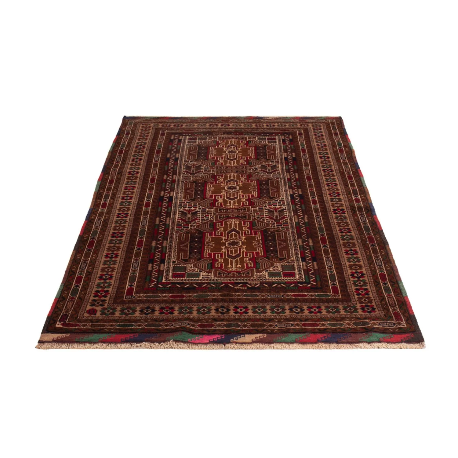 Läufer Belutsch - 204 x 110 cm - dunkelbeige - Image 5